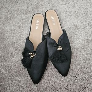 Shein Black Mules